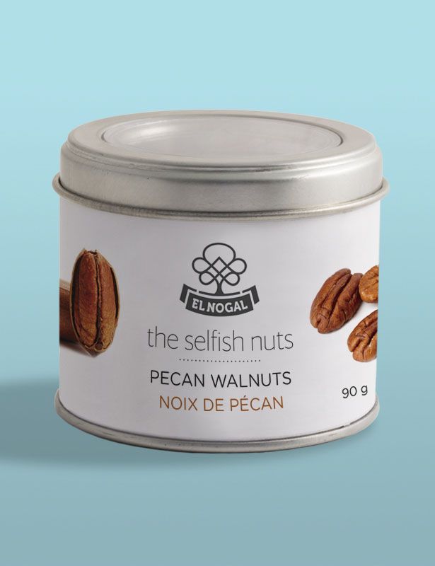 Diseño etiquetas botes para The Selfish Nuts, El Nogal - Koolbrand