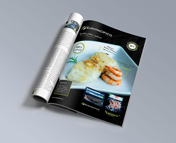 Diseño de packaging, diseño de anuncios, marketing  Europacífico - Selecta - Koolbrand
