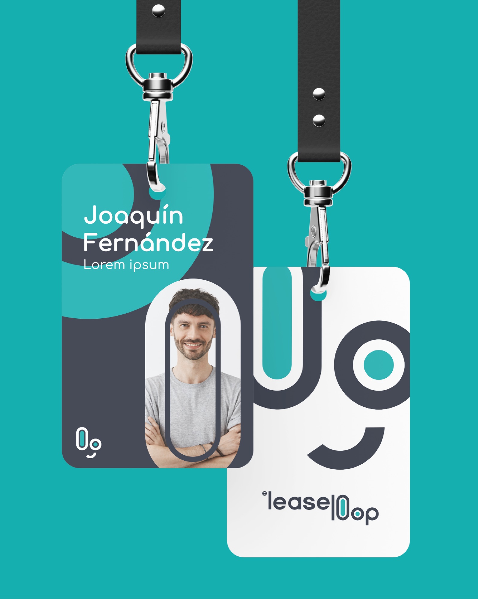 Lanyard y acreditación de EleaseLoop